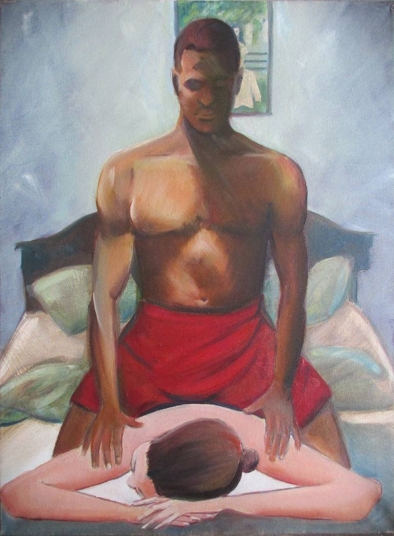 Print of Documentary Nude Paintings by Cyril Harris