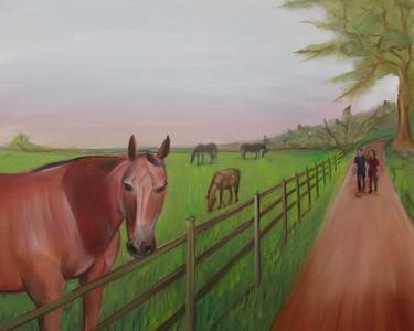 Print of Fine Art Horse Paintings by Cyril Harris