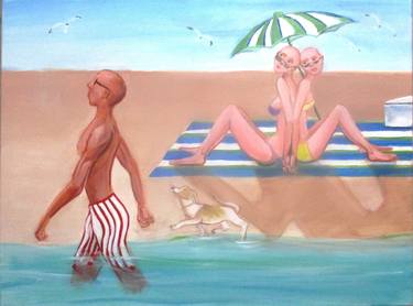 Original Beach Paintings by Cyril Harris