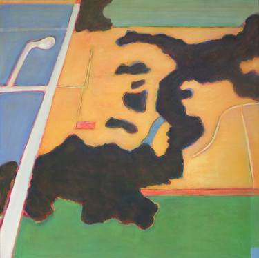 Original Abstract Aerial Paintings by Ana Maria Botero