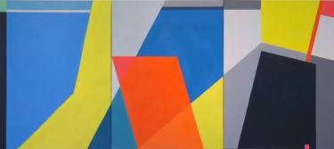 Original Abstract Geometric Paintings by Ana Maria Botero