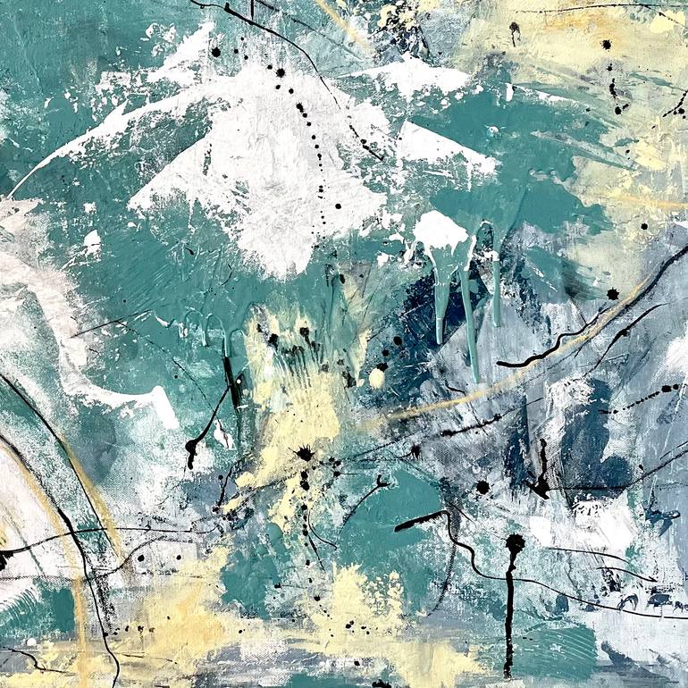 Original Abstract Expressionism Abstract Painting by Madeleine Wories