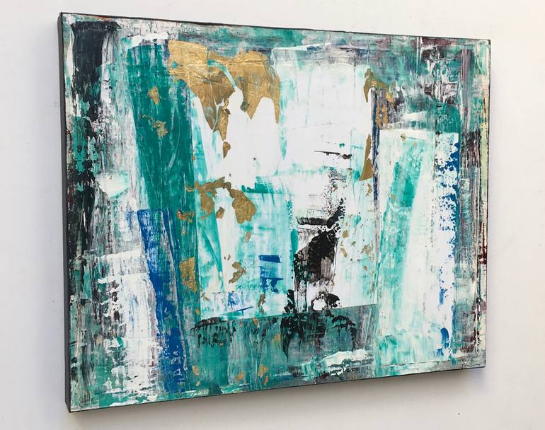 Original Abstract Expressionism Abstract Painting by Madeleine Wories