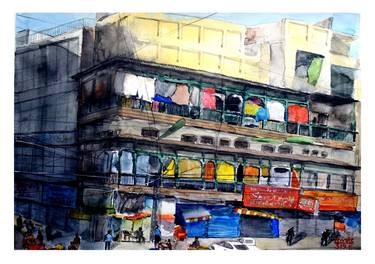 Original Architecture Paintings by Shakeel Mirza