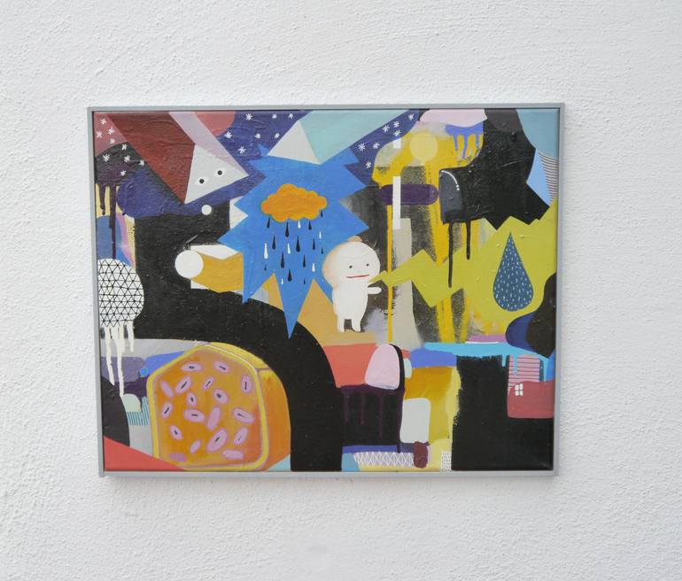 Original Pop Art Graffiti Painting by Martin Gerstenberger