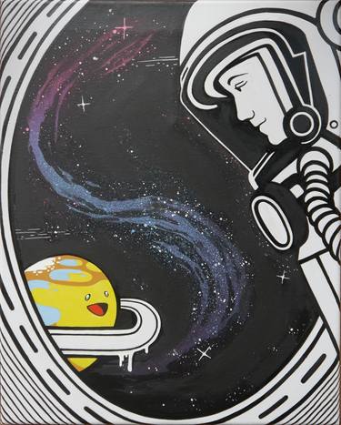 Print of Pop Art Outer Space Paintings by Martin Gerstenberger