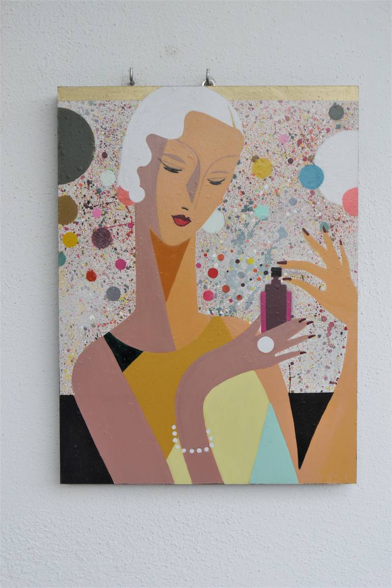 Original Figurative Women Painting by Martin Gerstenberger