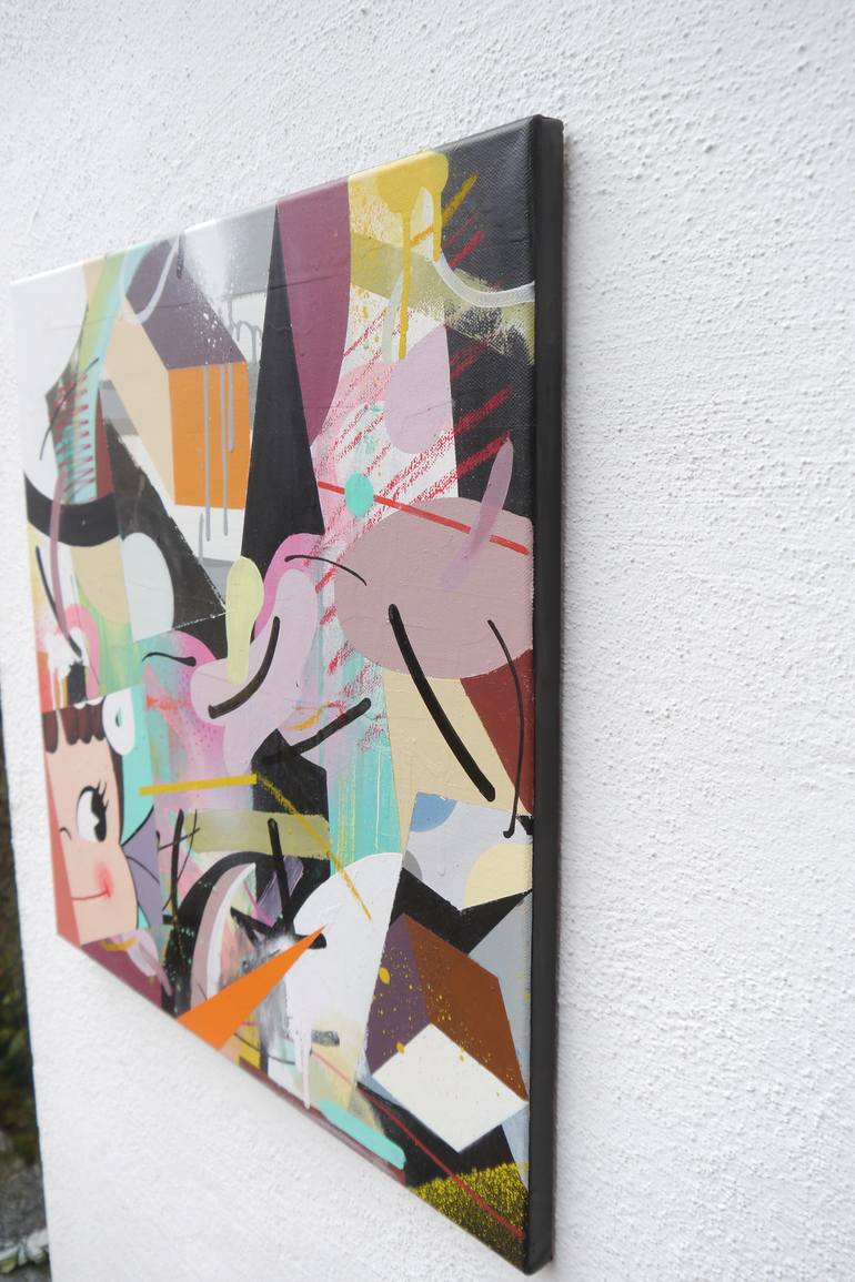 Original Abstract Expressionism Abstract Painting by Martin Gerstenberger