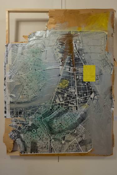 Print of Abstract Cities Collage by Claudia Palmira