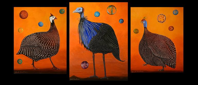 Original Surrealism Animal Painting by Leah Saulnier