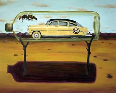 Print of Surrealism Car Paintings by Leah Saulnier