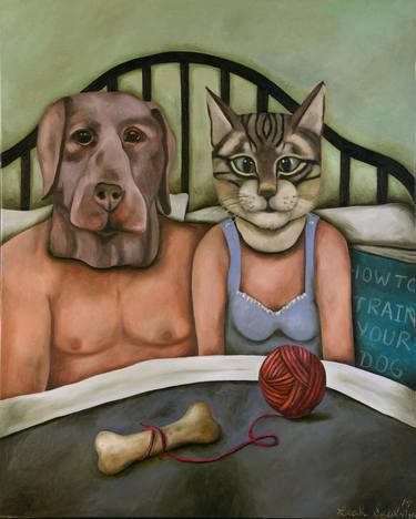 Print of Fine Art Humor Paintings by Leah Saulnier