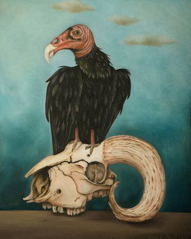 Original Fine Art Animal Paintings by Leah Saulnier