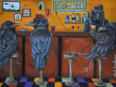 Print of Figurative Humor Paintings by Leah Saulnier