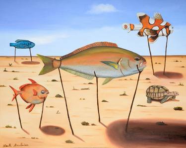Original Fish Paintings by Leah Saulnier