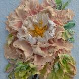 Textured Floral Bloom by OLena  Art