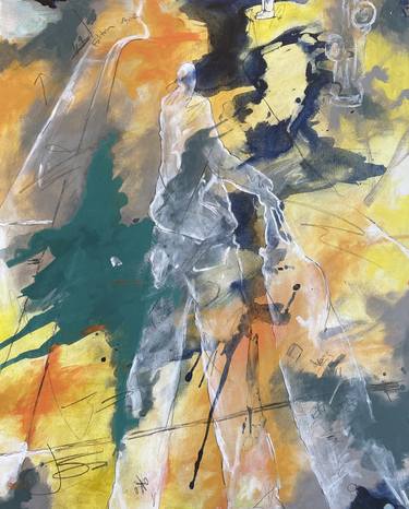 Original Figurative Abstract Paintings by Joan Scheibel