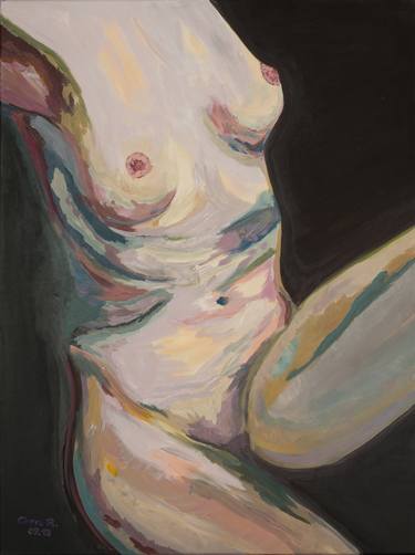 Print of Figurative Nude Paintings by Christel Roelandt