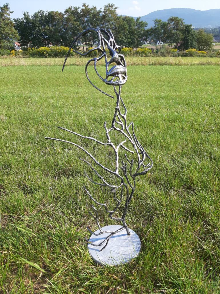 Original Abstract Women Sculpture by Darius Von Fluder