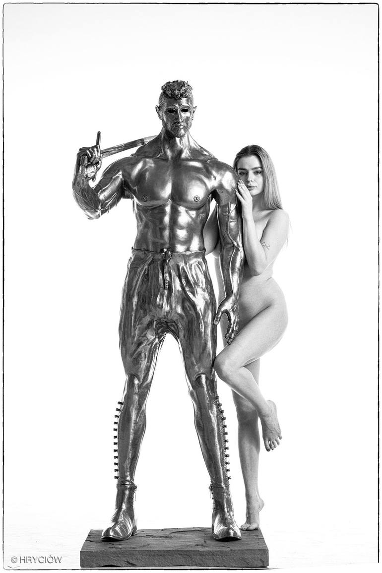 Original Modern Erotic Sculpture by Darius von Fluder