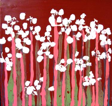 Print of Abstract Floral Paintings by Monique Grant-Patel