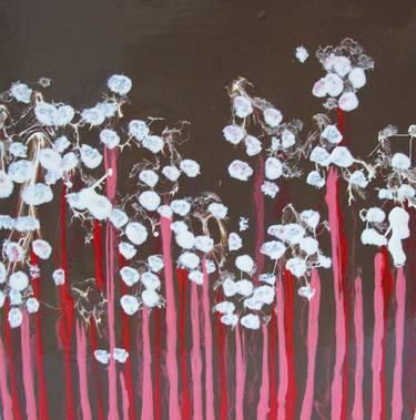 Print of Abstract Expressionism Floral Paintings by Monique Grant-Patel