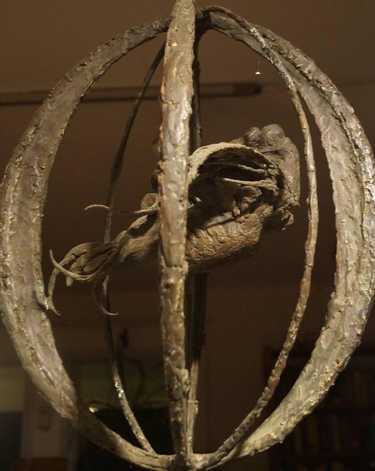 Original Expressionism Fantasy Sculpture by Burton Blistein