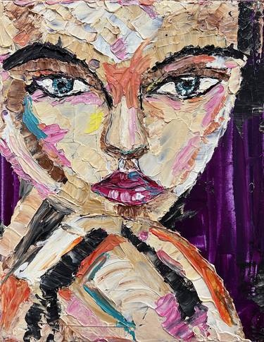 Original Abstract Portrait Paintings by Deprise Brescia