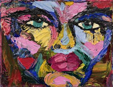 Original Abstract Portrait Paintings by Deprise Brescia