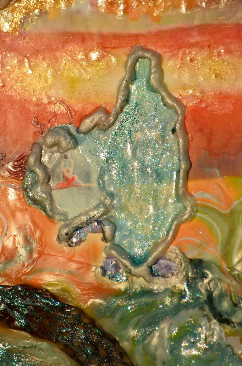Original Conceptual Abstract Collage by Deprise Brescia
