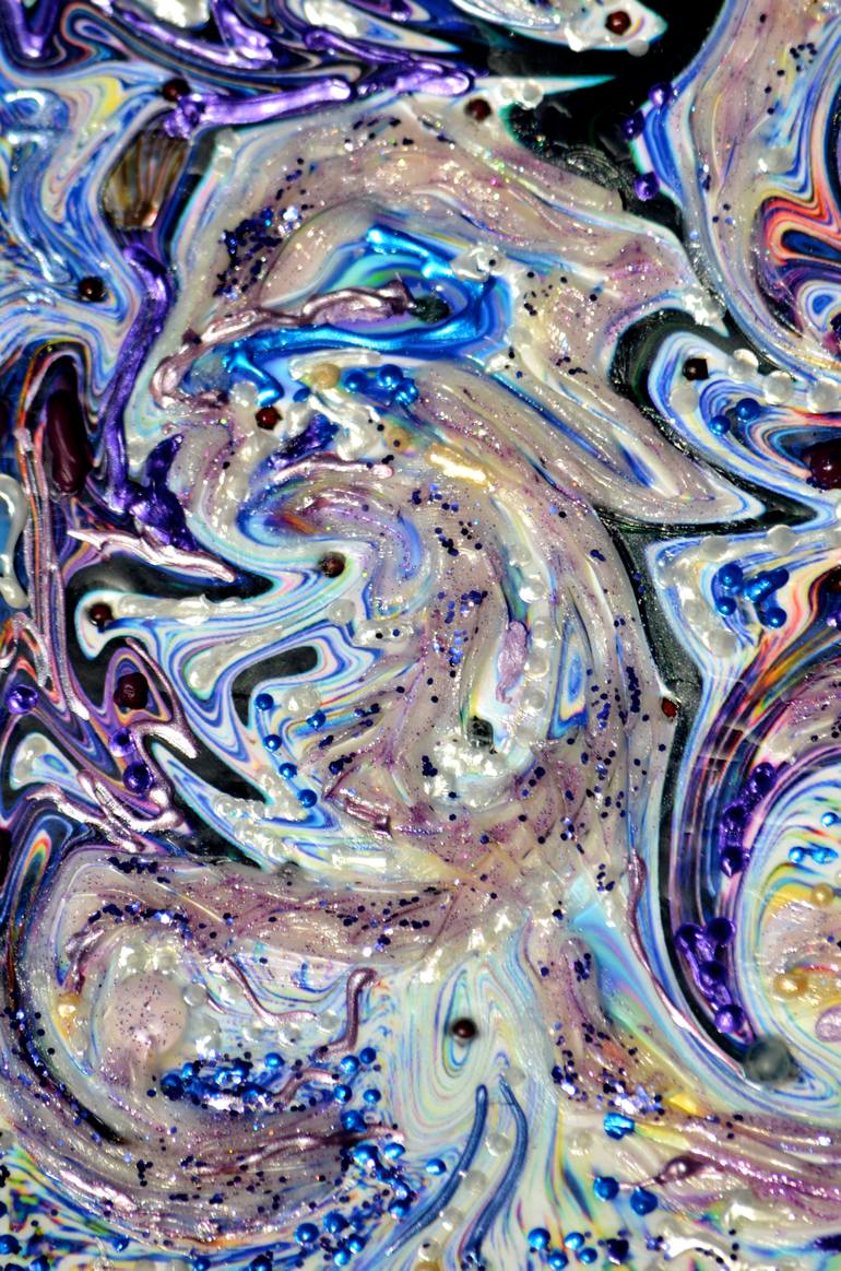 Original Abstract Expressionism Body Painting by Deprise Brescia