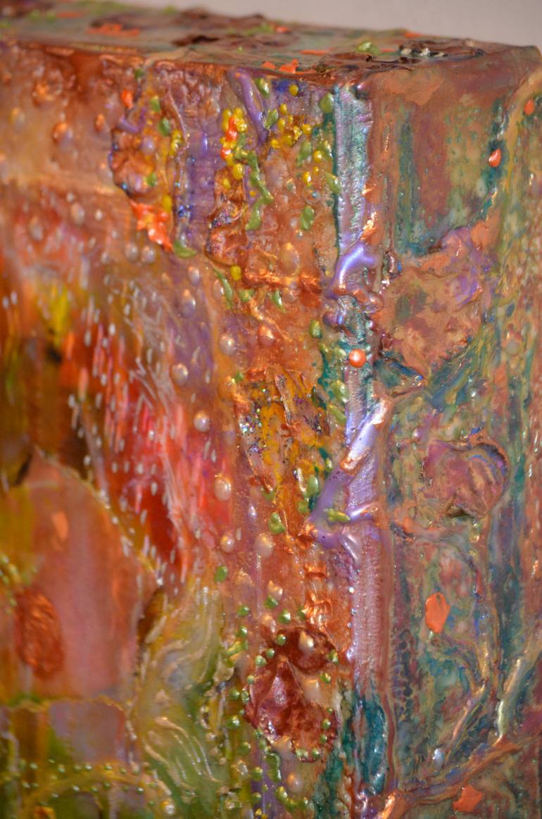 Original Impressionism Botanic Collage by Deprise Brescia