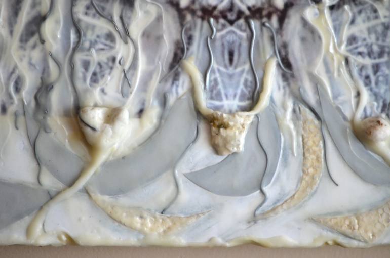 Original Abstract Expressionism Abstract Collage by Deprise Brescia