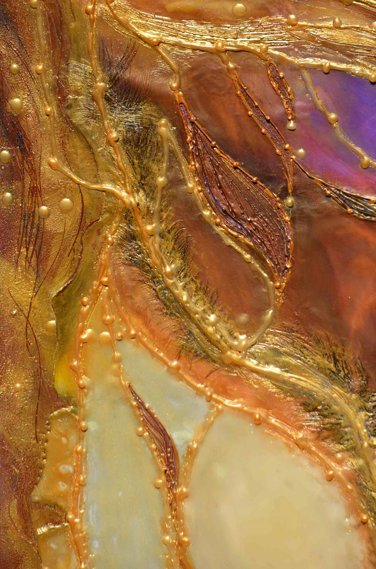 Original Abstract Expressionism Body Collage by Deprise Brescia