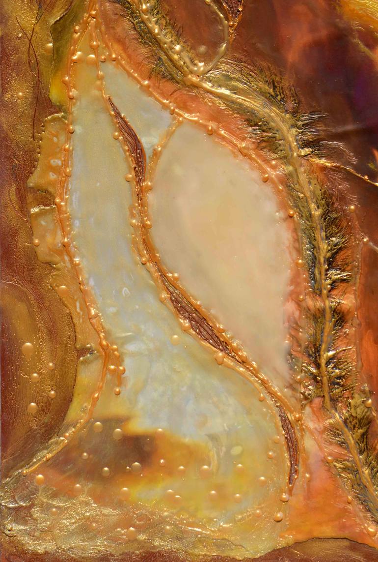 Original Abstract Expressionism Body Collage by Deprise Brescia