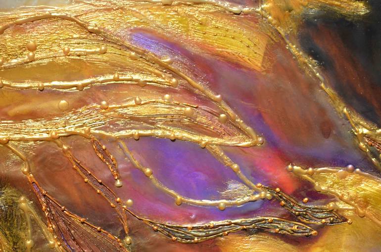 Original Abstract Expressionism Body Collage by Deprise Brescia