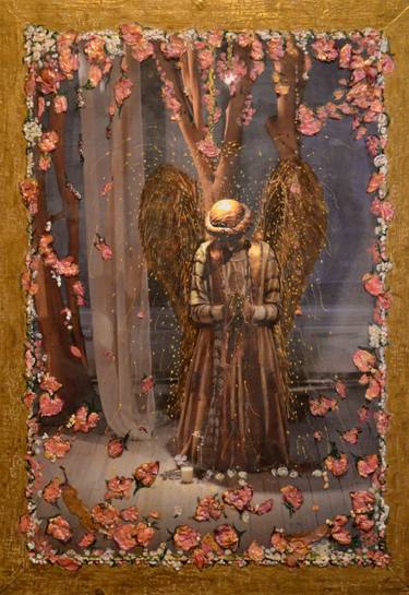 Print of Figurative Religious Collage by Deprise Brescia