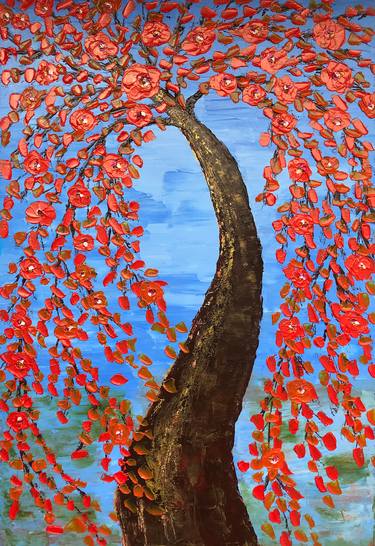 Original Abstract Tree Paintings by Deprise Brescia