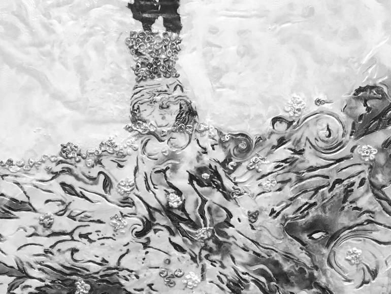 Original Abstract Women Painting by Deprise Brescia