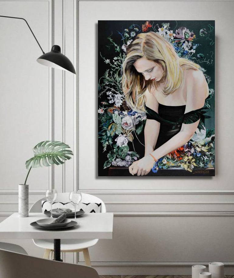 Original Portraiture Portrait Painting by Stephen Harkola