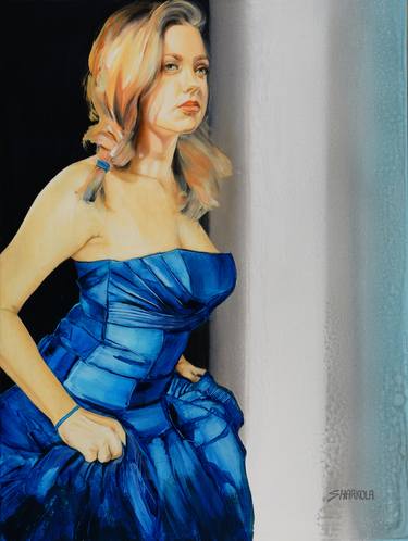 Original Figurative Women Paintings by stephen harkola