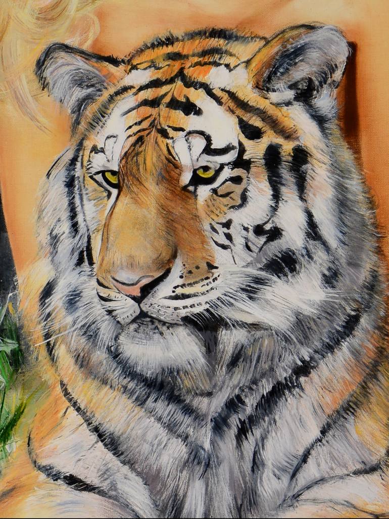 Original Abstract Family Painting by Stephen Harkola