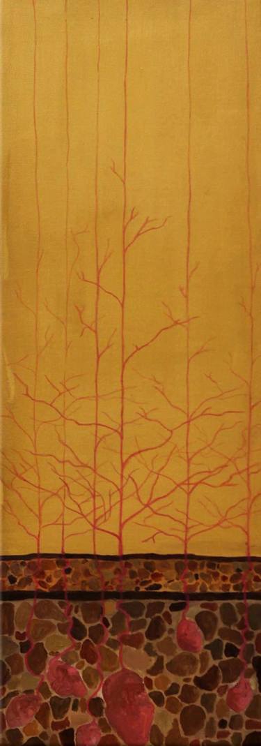 Original Surrealism Nature Painting by MáCs JáNos