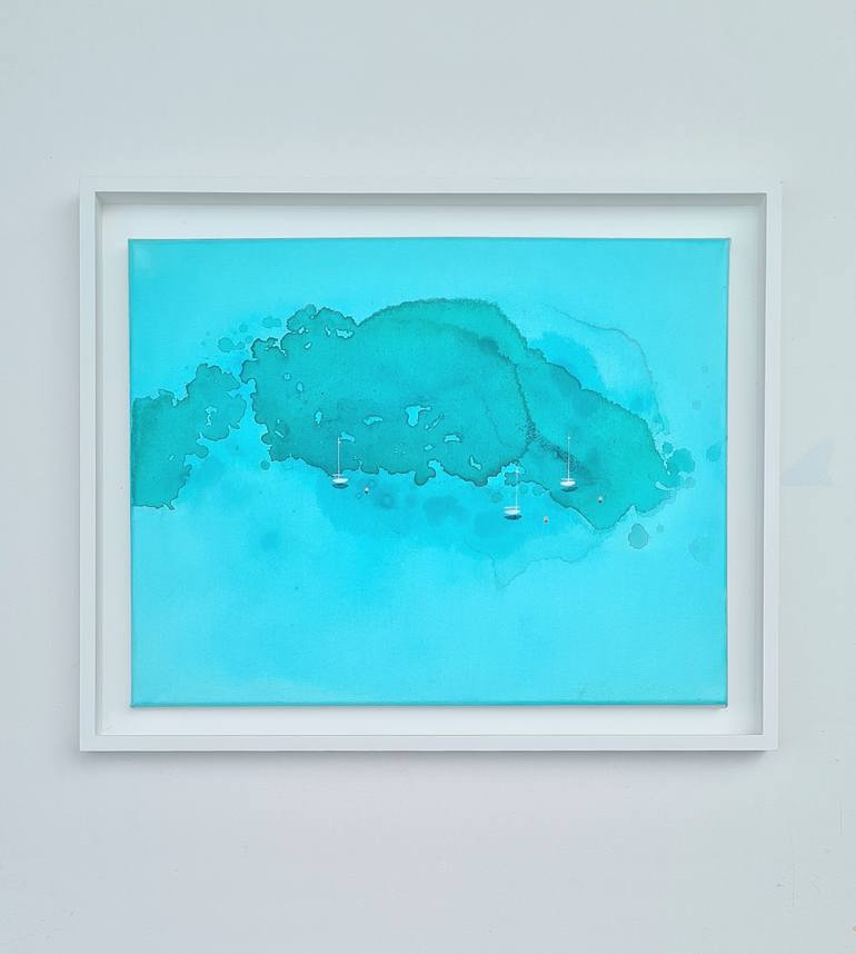Original Abstract Expressionism Seascape Painting by Yuliya Martynova