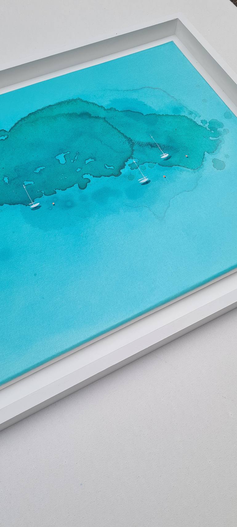 Blue Bay Baia Bay Painting by Yuliya Martynova Saatchi Art