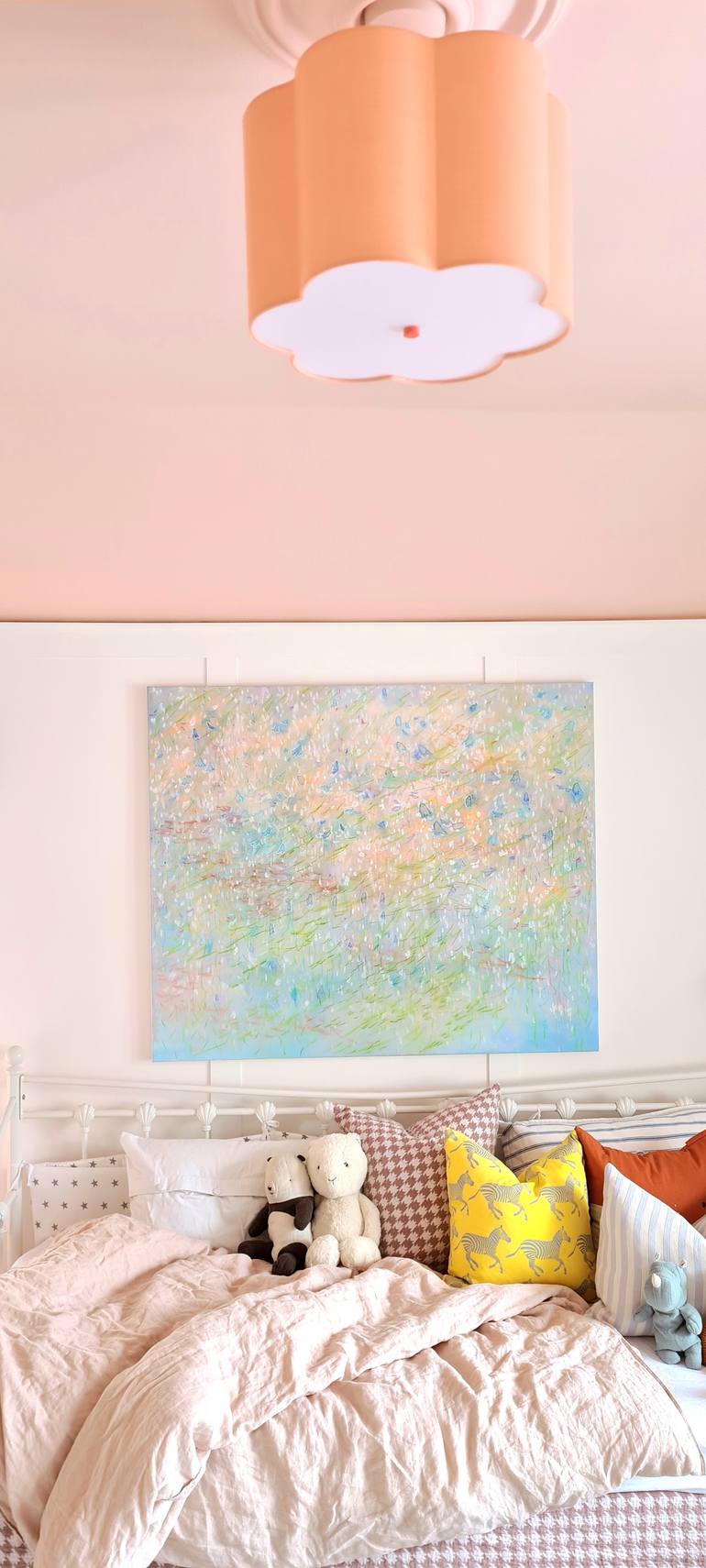 Original Abstract Floral Painting by Yuliya Martynova