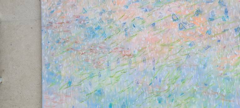 Original Abstract Floral Painting by Yuliya Martynova