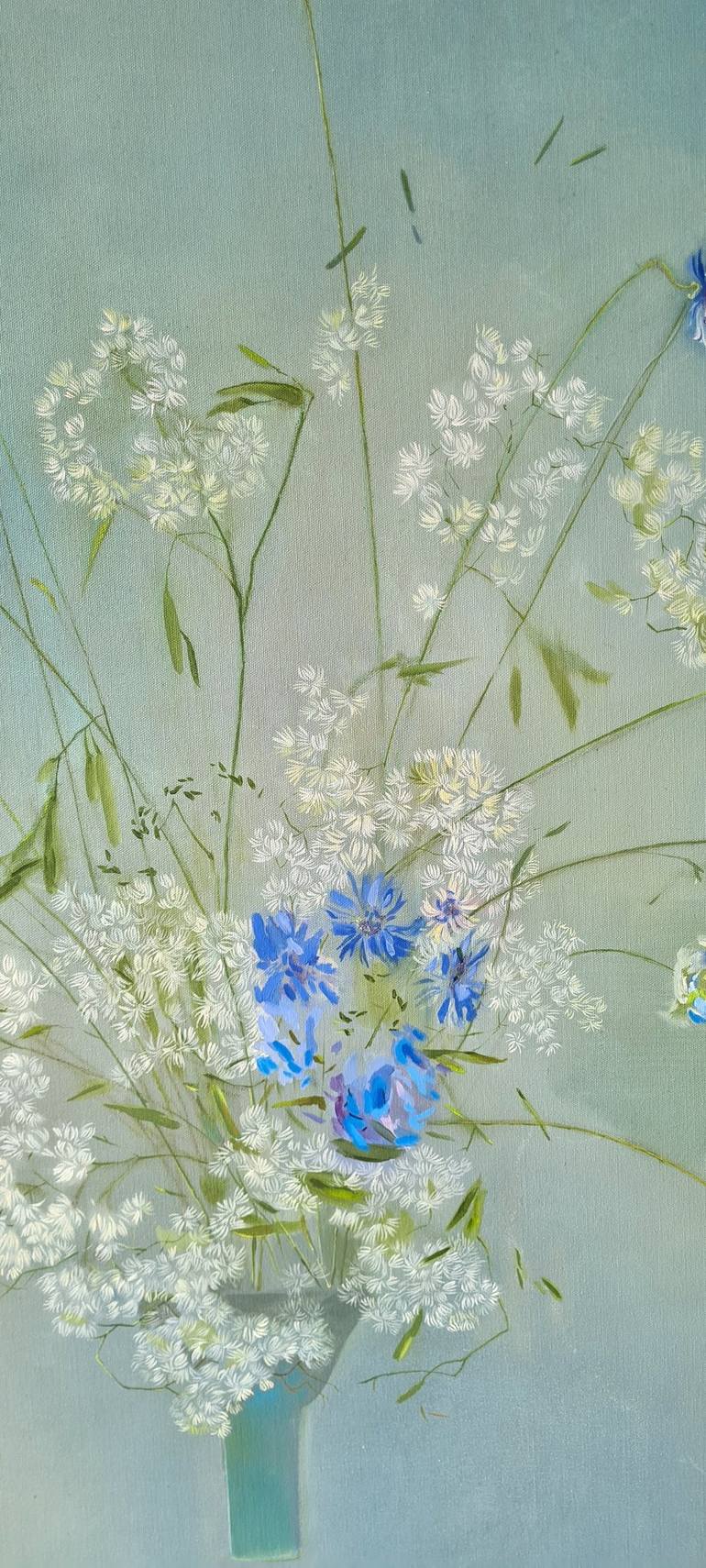 Original Contemporary Floral Painting by Yuliya Martynova