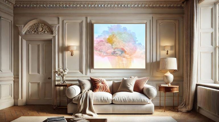 Original Abstract Expressionism Abstract Painting by Yuliya Martynova