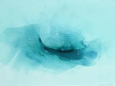 Original Abstract Seascape Paintings by Yuliya Martynova